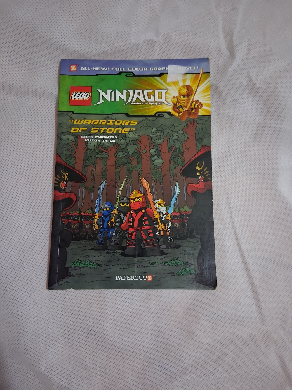 Lego Ninjago Graphic Novel - Green, Red, Blue Cover